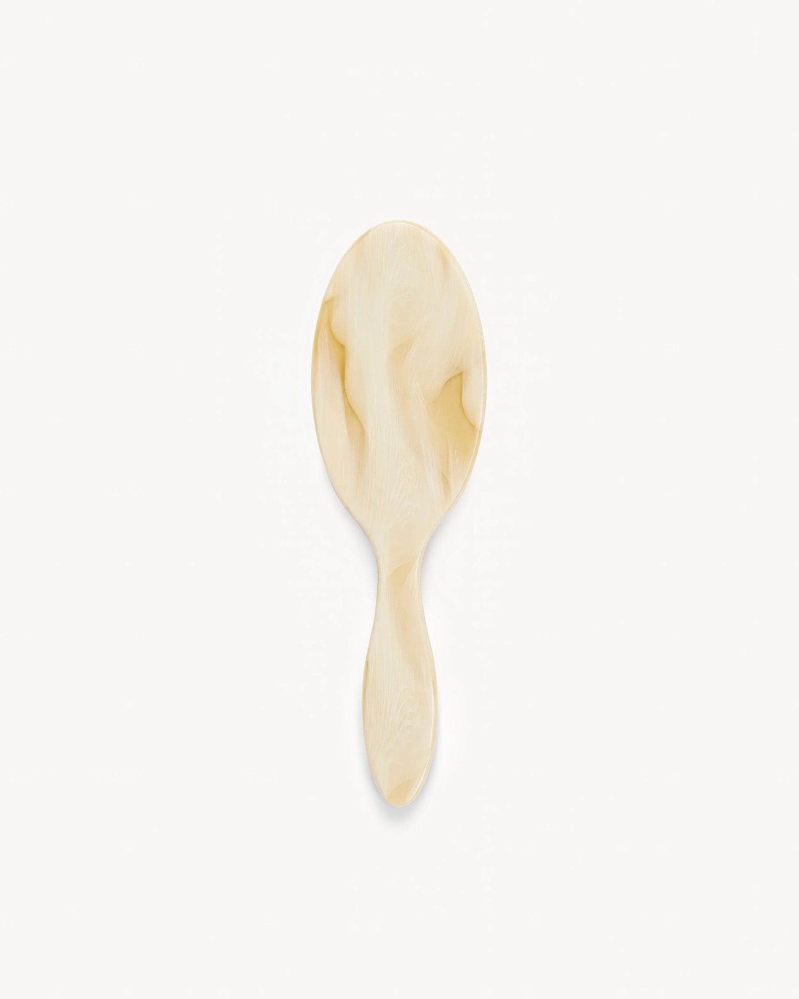 Travel Detangling Hair Brush in Alabaster - Image 3