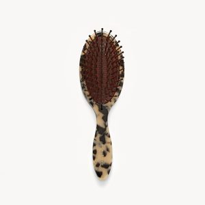 Travel Detangling Hair Brush in Blonde Tortoise