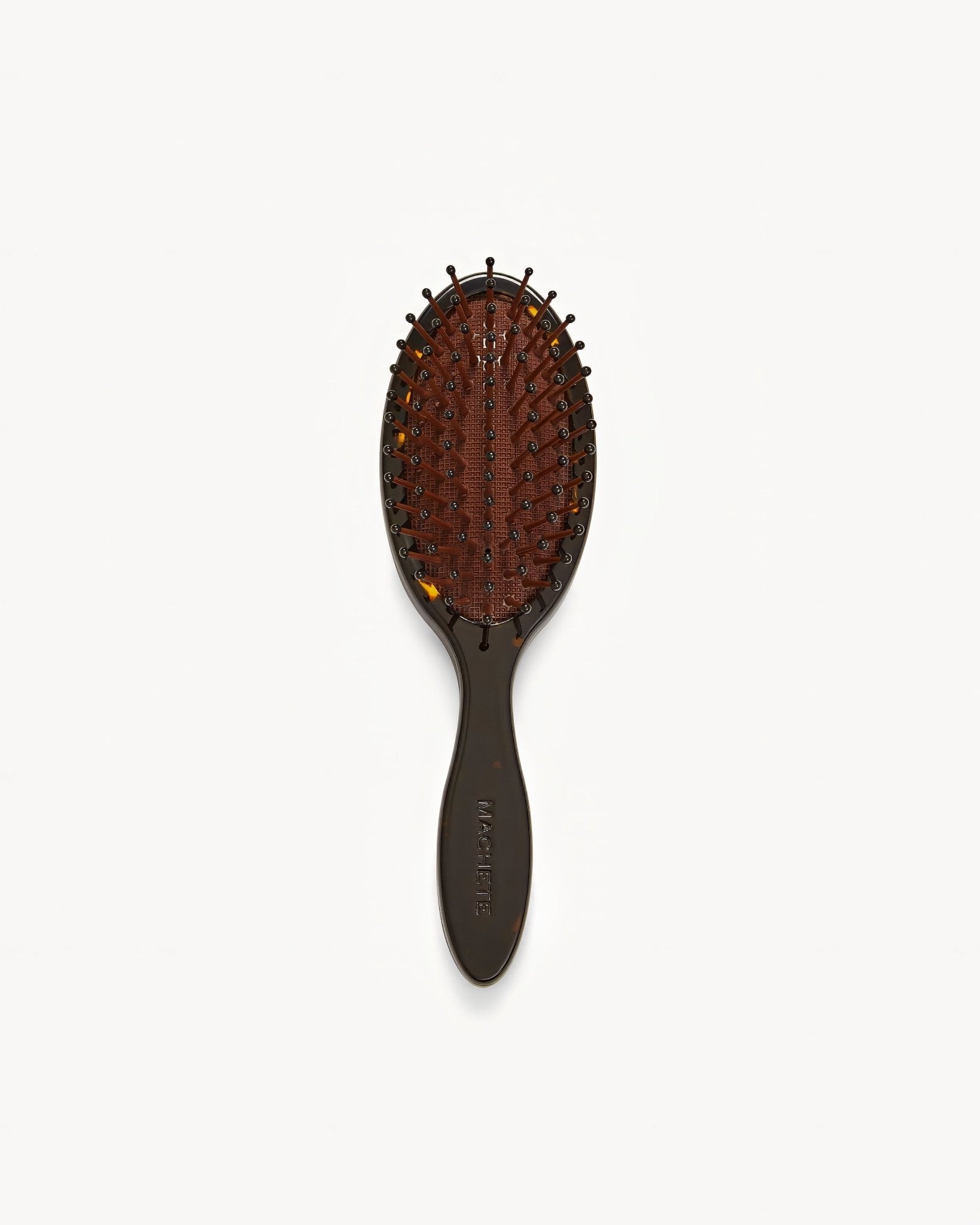 Travel Detangling Hair Brush in Dark Tortoise