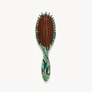 Travel Detangling Hair Brush in Stromanthe