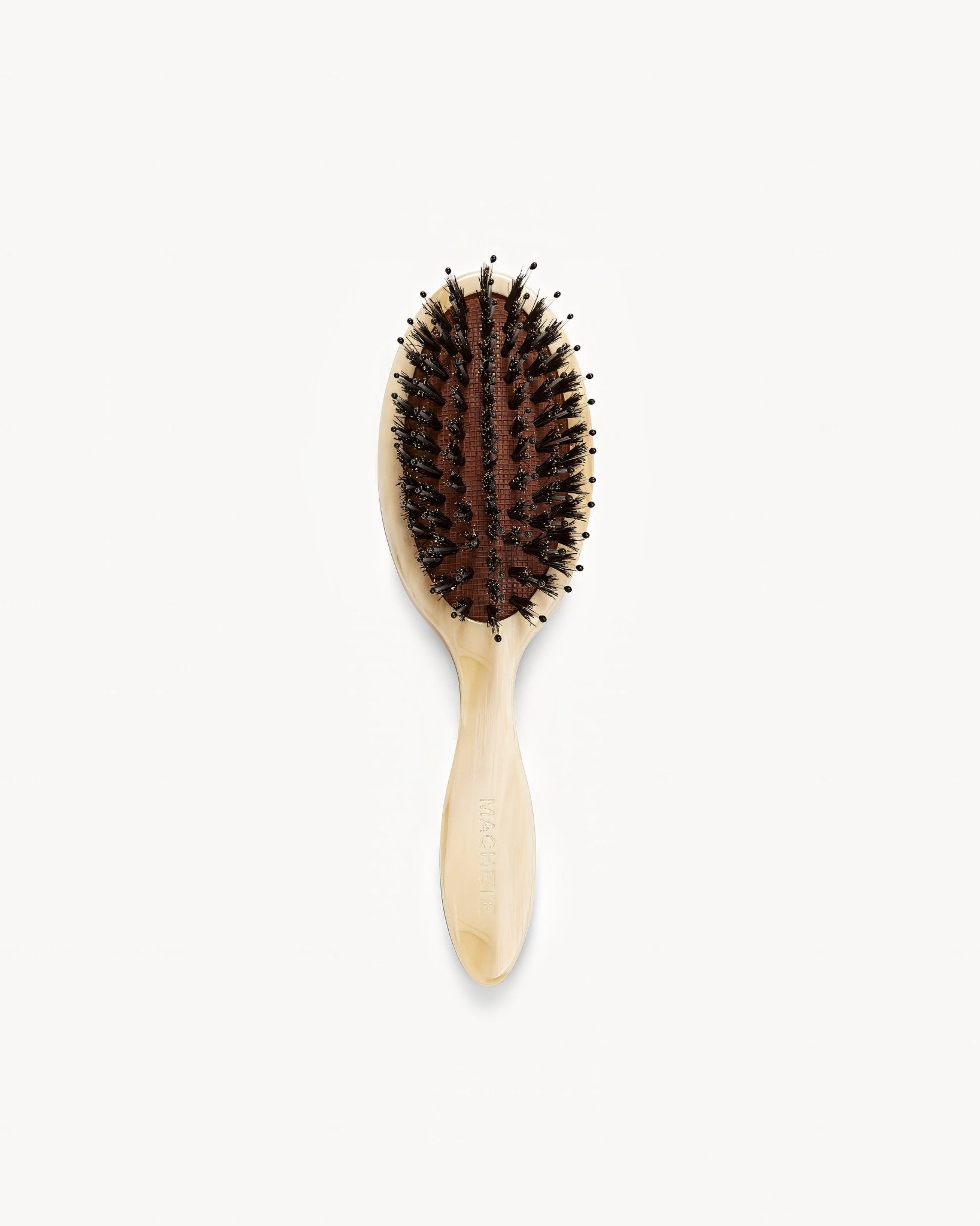 Travel Hair Brush in Alabaster