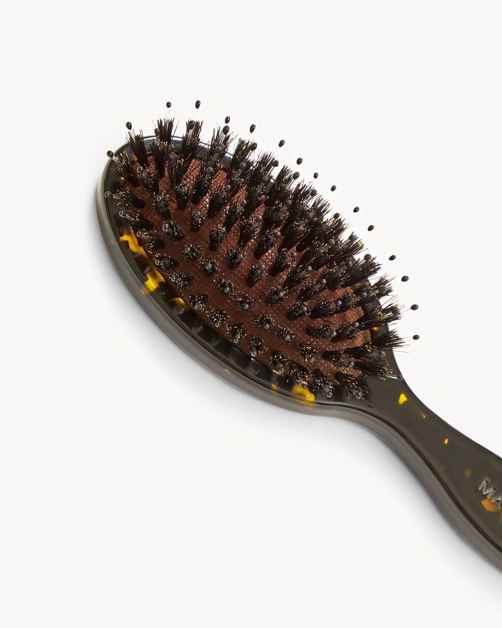 Travel Hair Brush in Dark Tortoise - Image 2