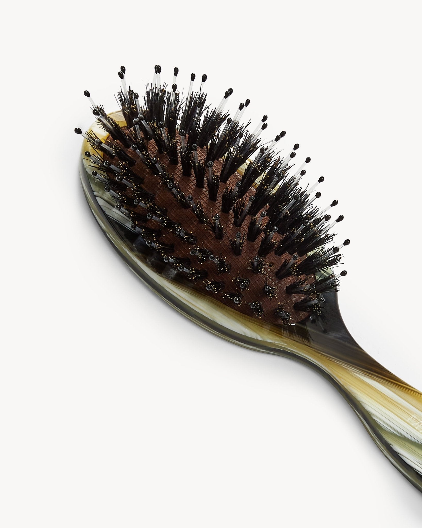 Travel Hair Brush in Horn - Image 2