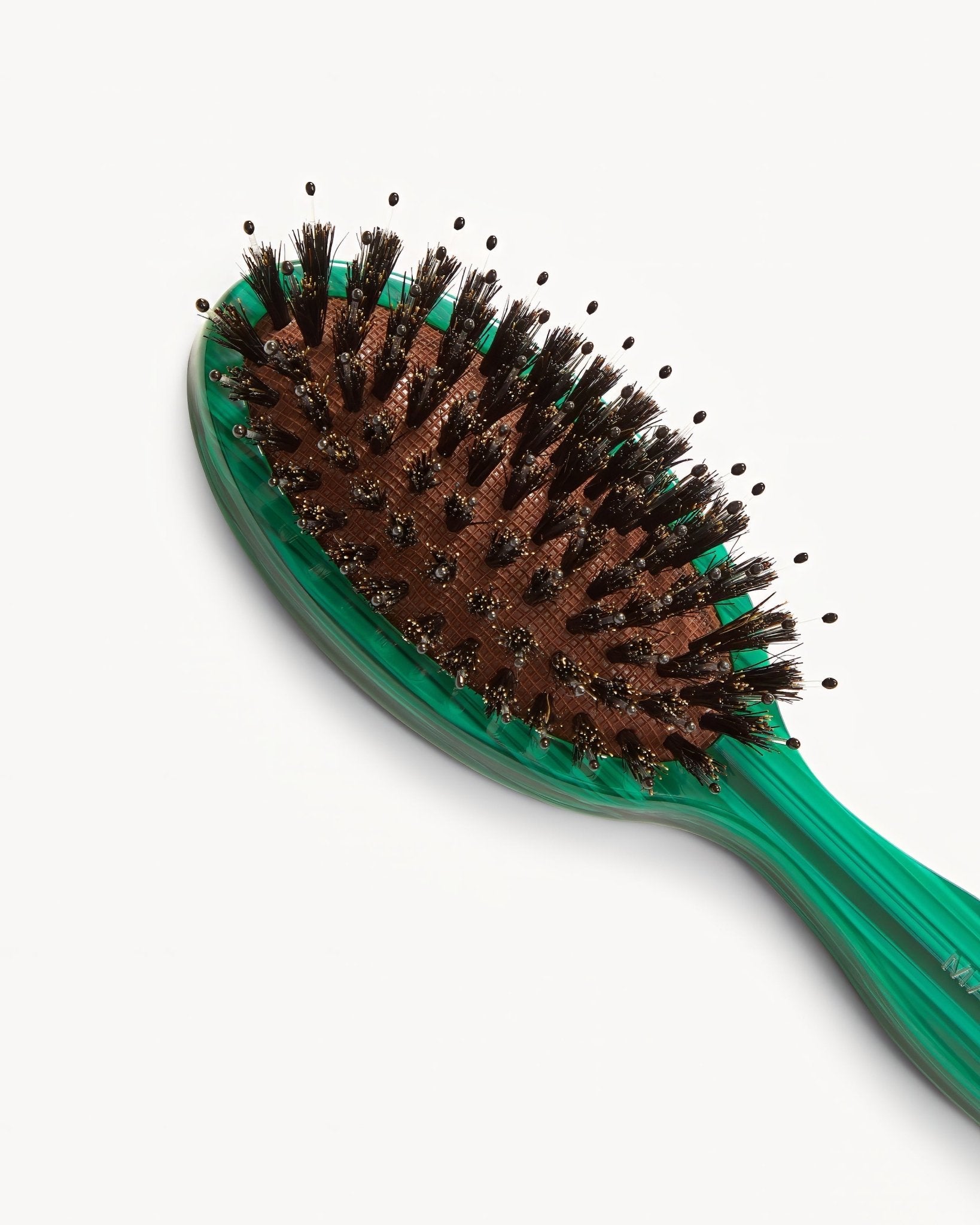 Travel Hair Brush in Malachite - Image 2
