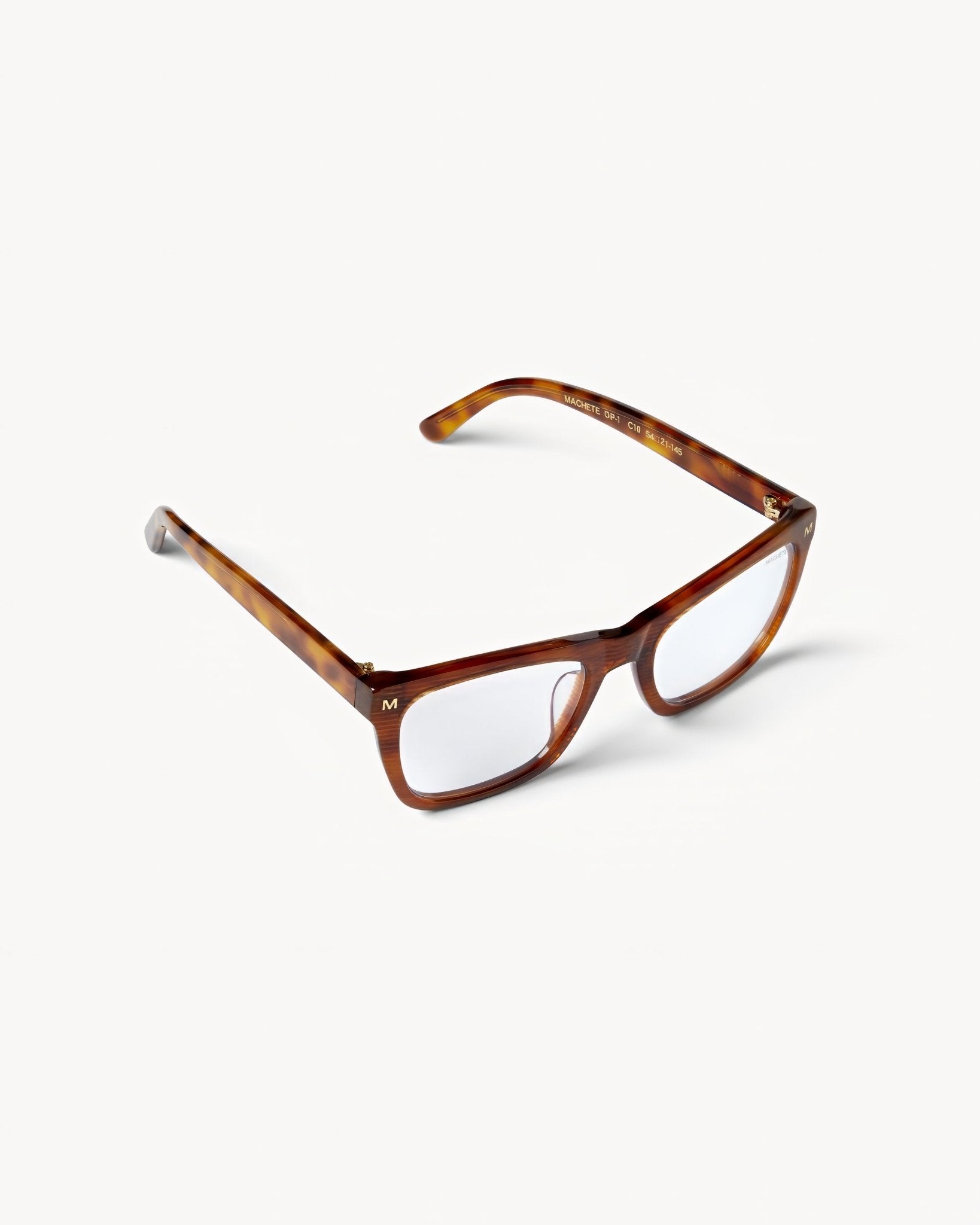 Classic Glasses in Dark Tortoise Stripe - Image 3