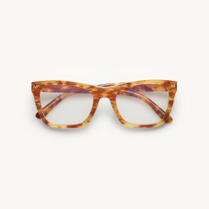Classic Glasses in Light Tortoise Stripe