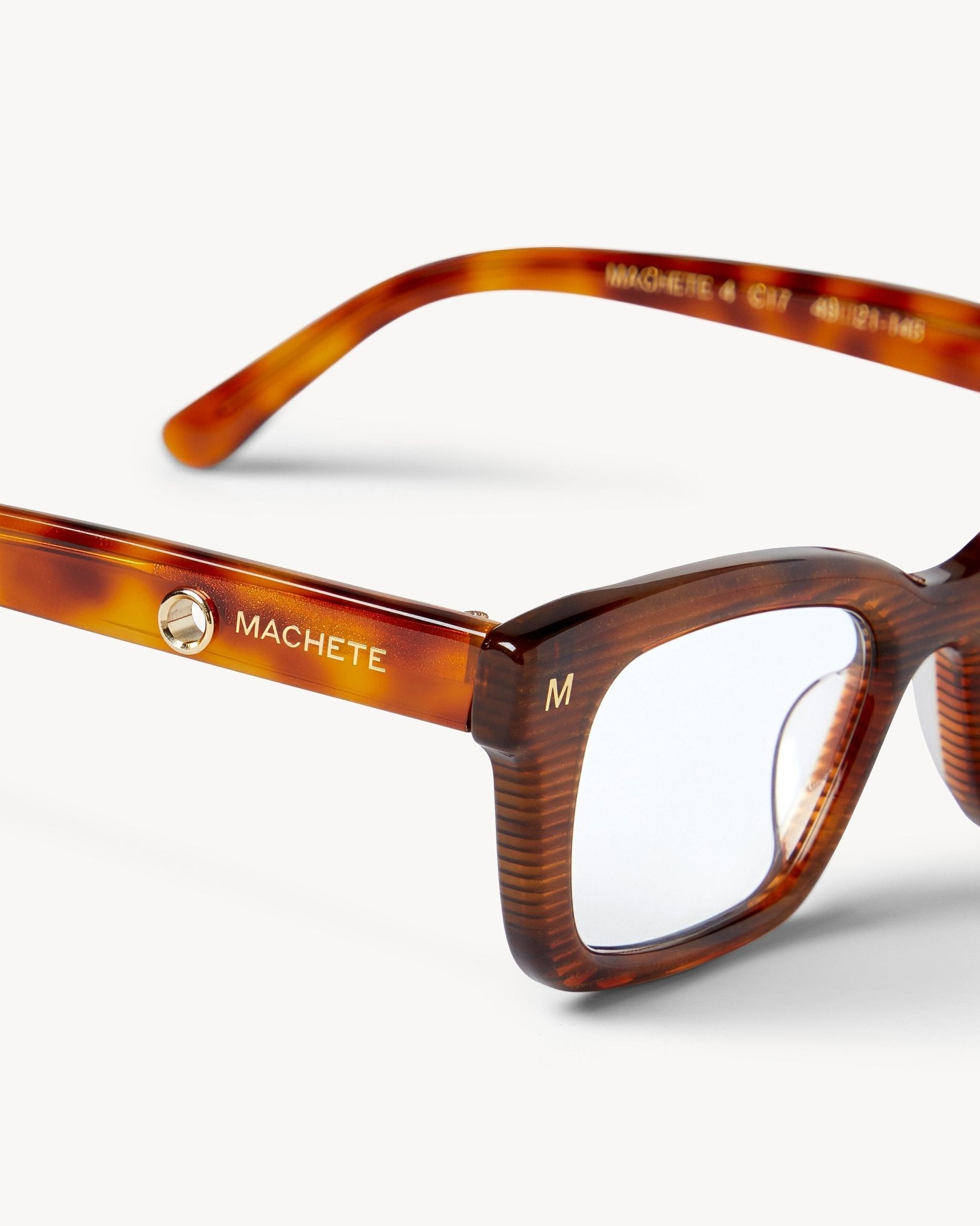 Ruby Glasses in Dark Tortoise Stripe - Image 3