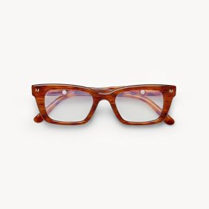 Ruby Glasses in Dark Tortoise Stripe