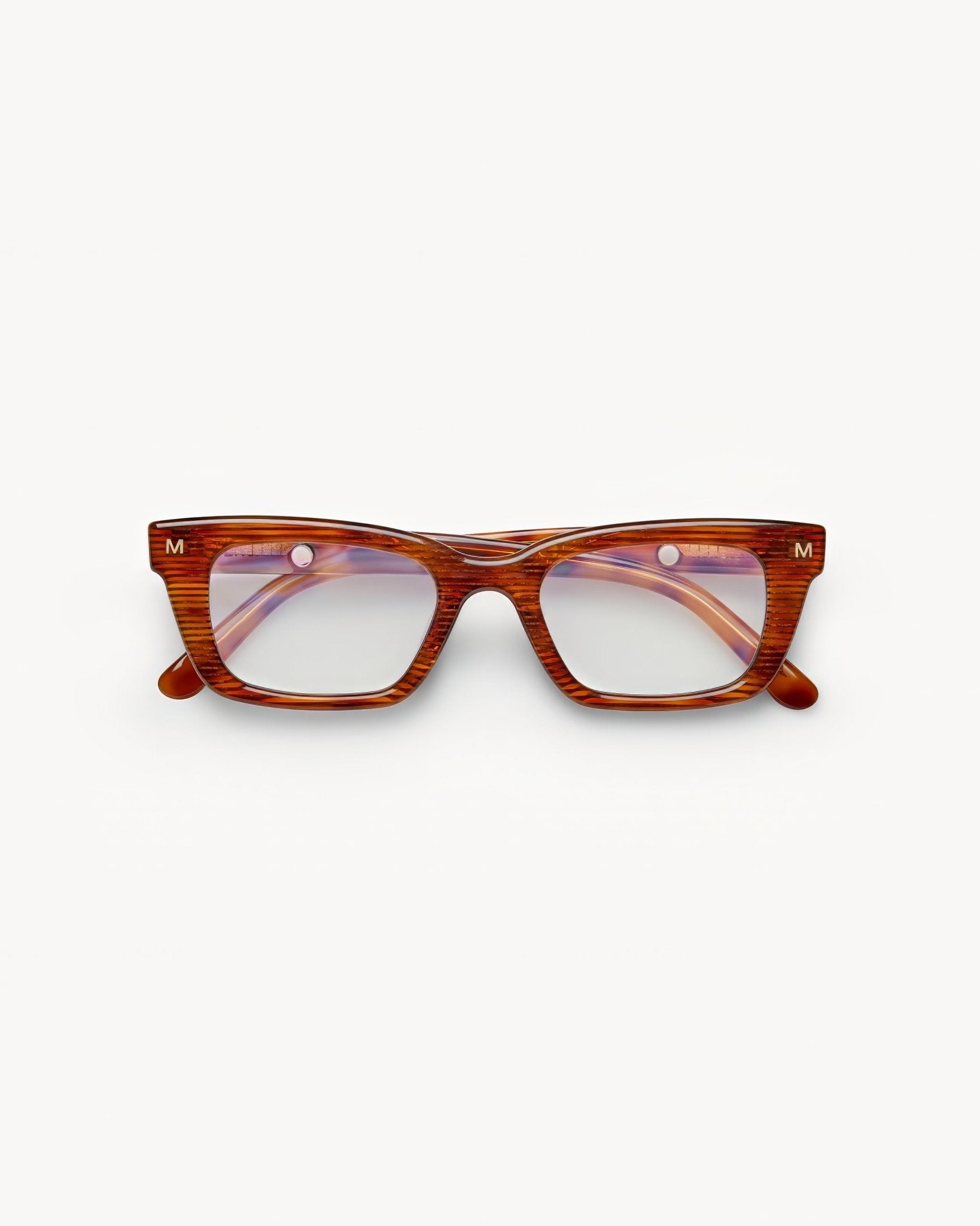 Ruby Glasses in Dark Tortoise Stripe