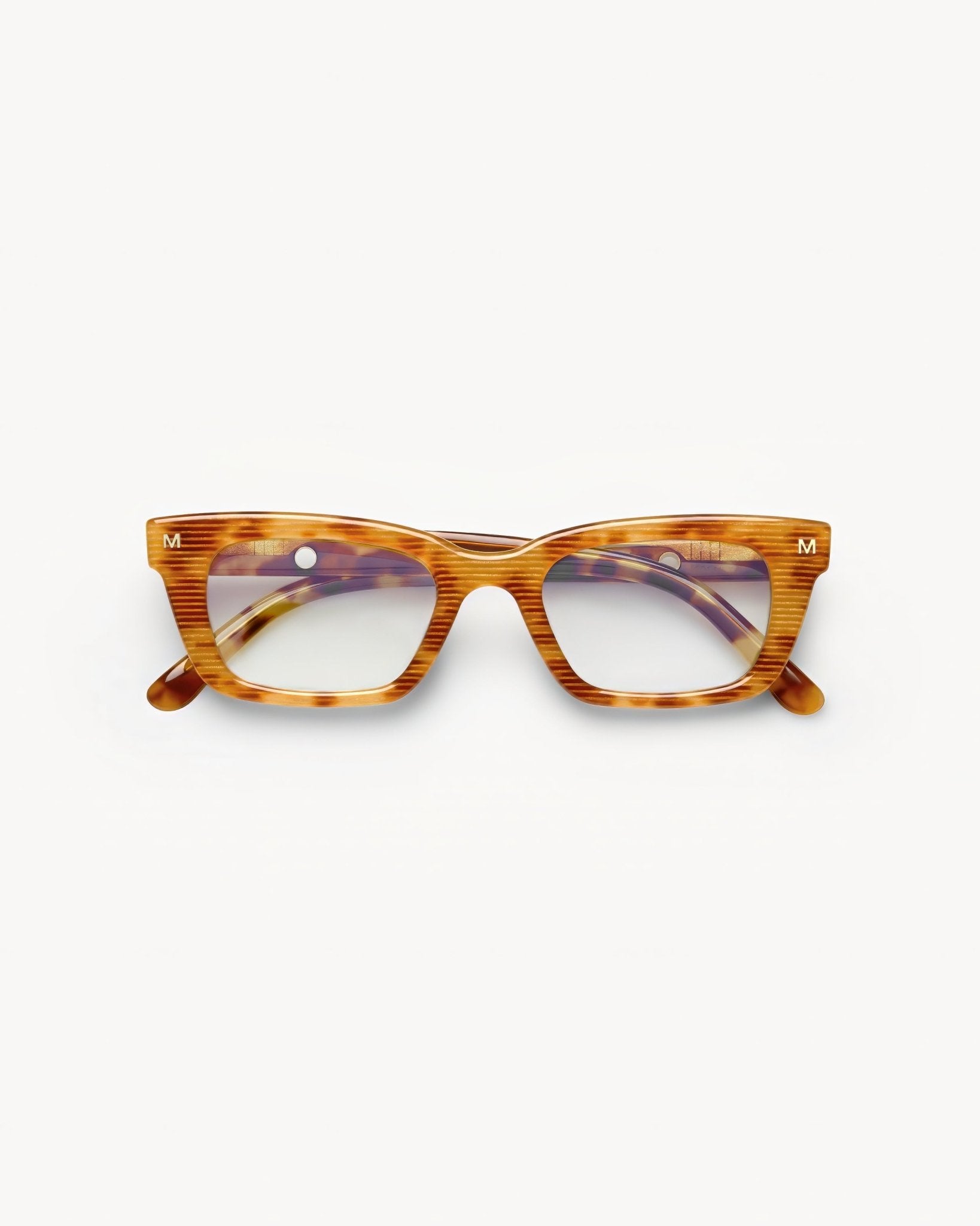 Ruby Glasses in Light Tortoise Stripe