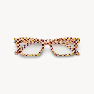 Ruby Glasses in Tortoise Checker