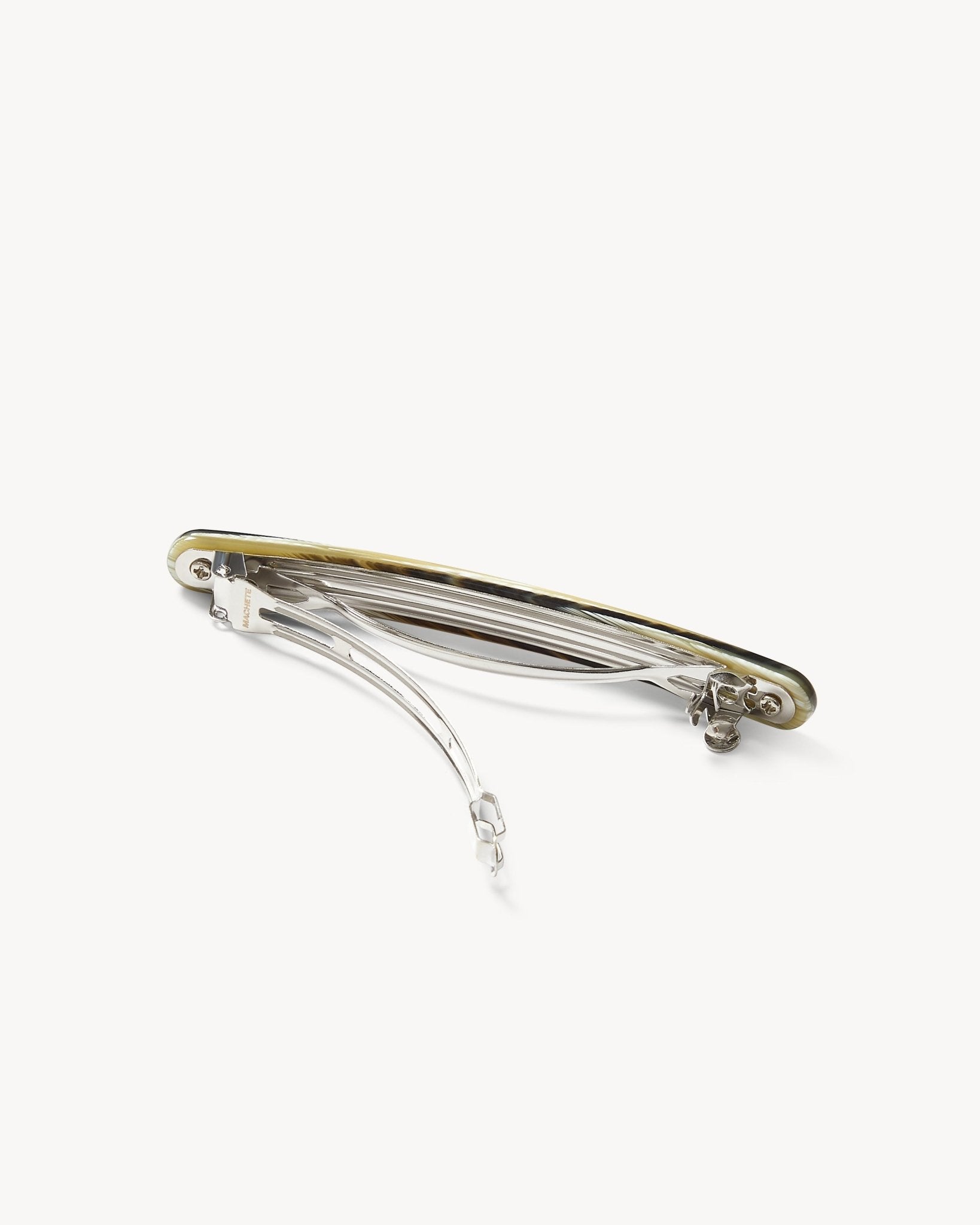 Slim Paris Barrette in Horn - Image 2