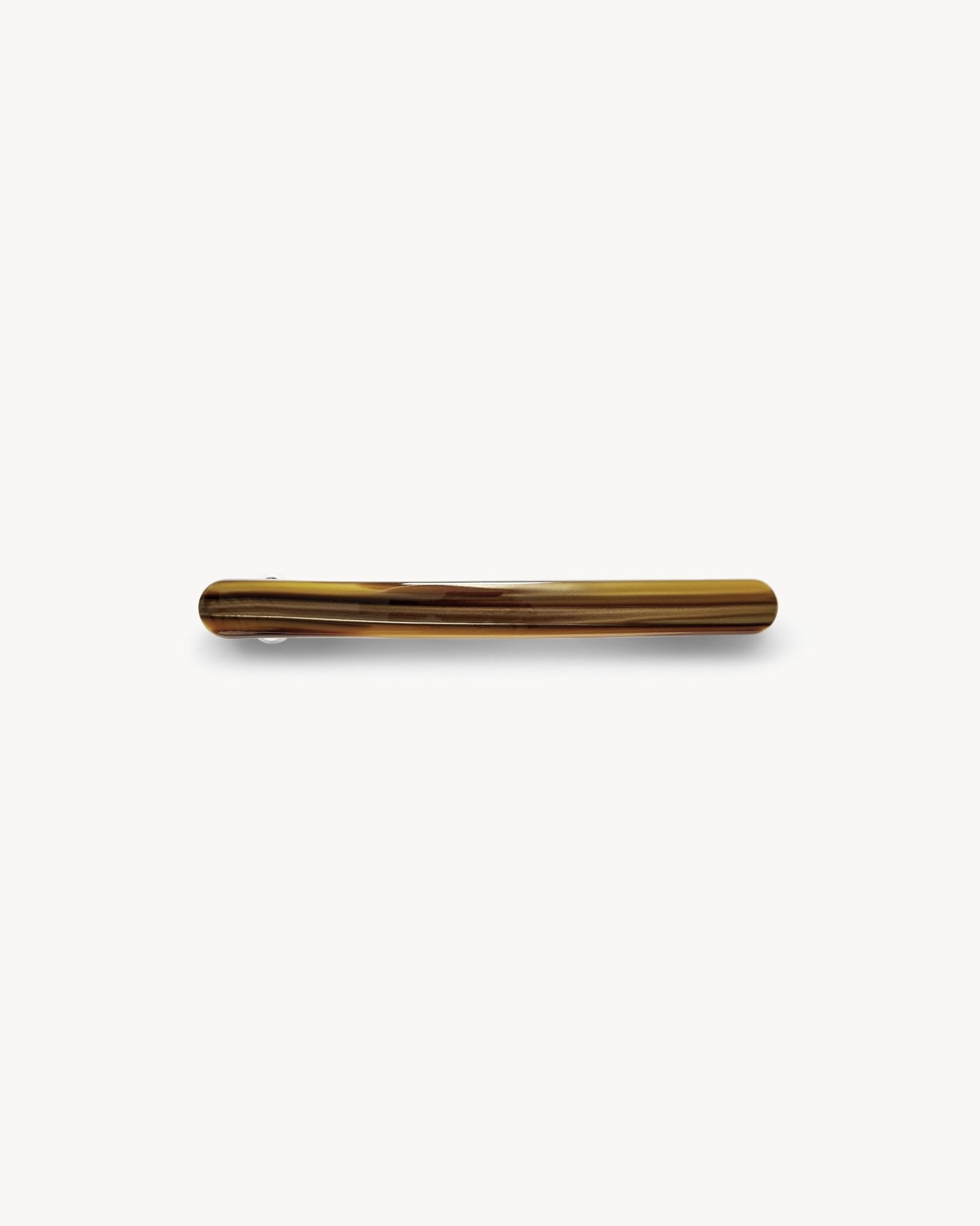 Slim Paris Barrette in Tigers Eye