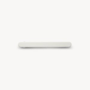 Slim Paris Barrette in White Matte