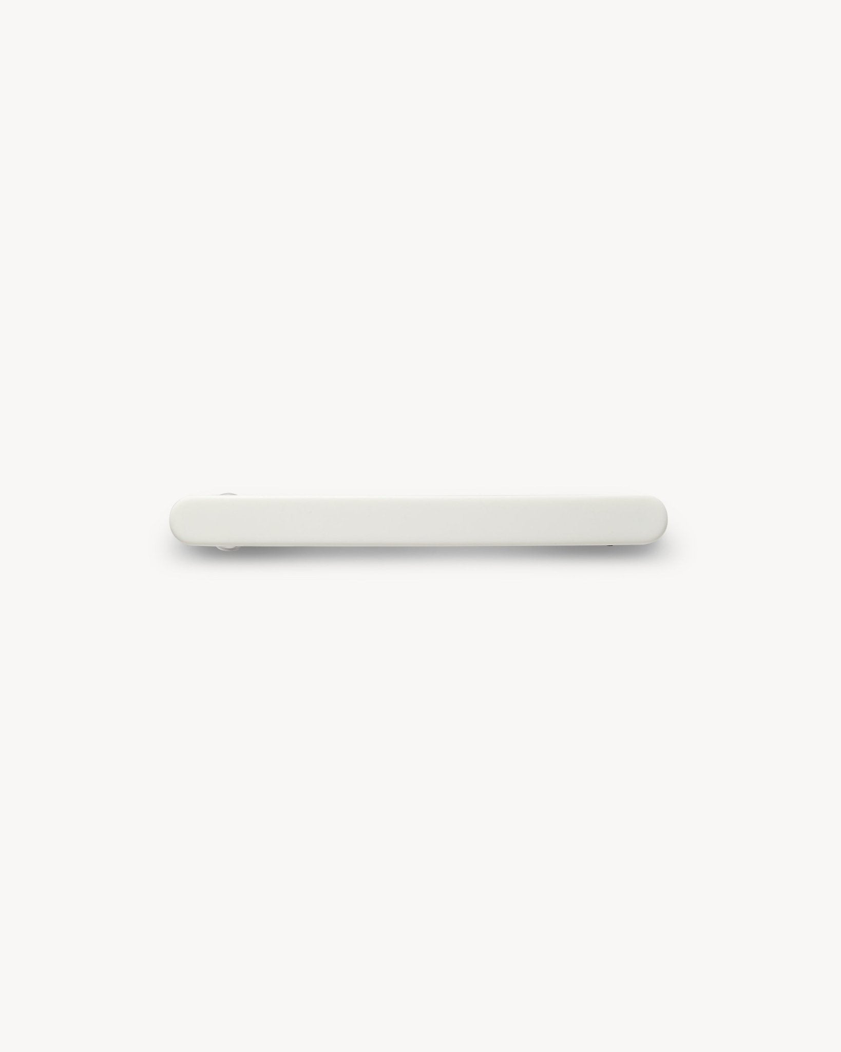 Slim Paris Barrette in White Matte