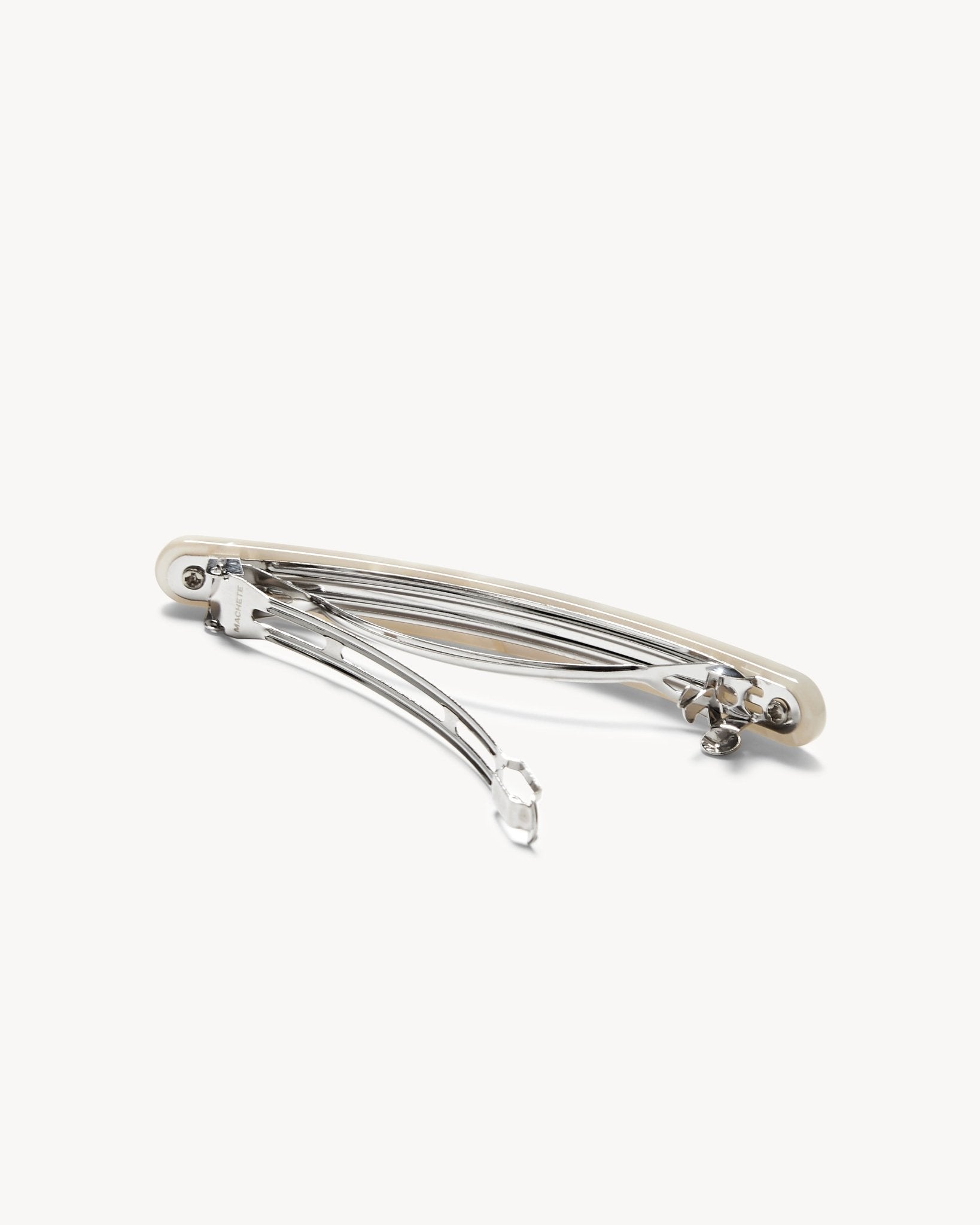 Slim Paris Barrette in White Shell - Image 2