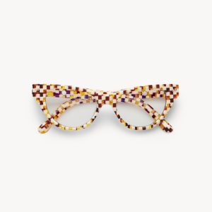 Suzy Glasses in Tortoise Checker