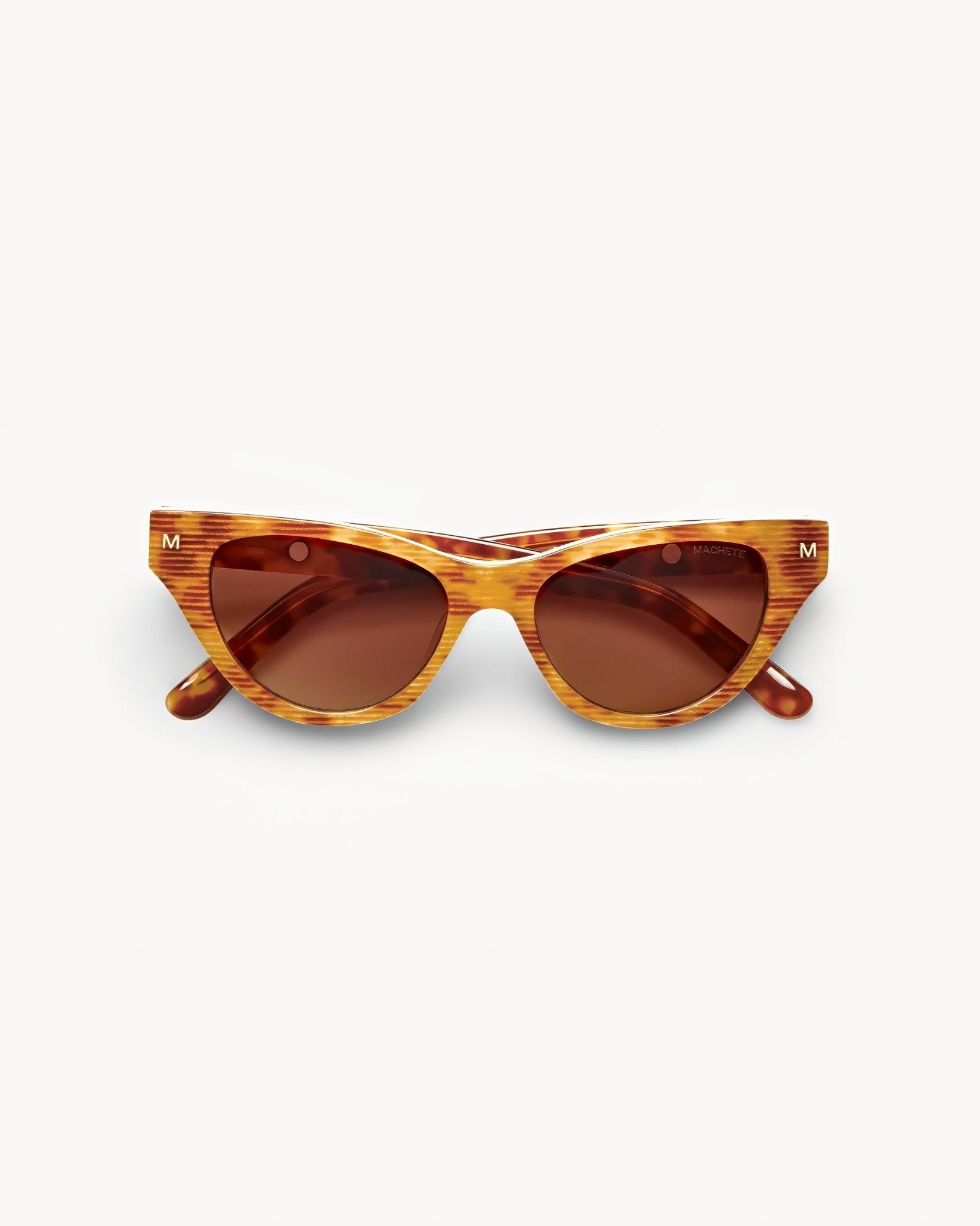 Suzy Sunglasses in Light Tortoise Stripe