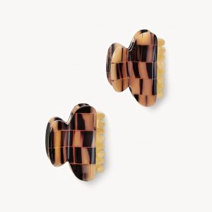 Twin Heirloom Claws in Blonde Checker
