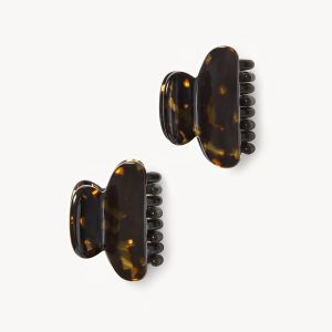 Twin Heirloom Claws in Dark Tortoise
