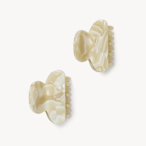 Twin Heirloom Claws in Ivory