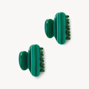 Twin Heirloom Claws in Malachite