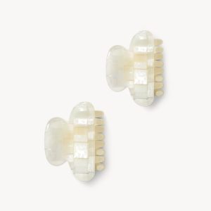 Twin Heirloom Claws in Opalite Shell Checker