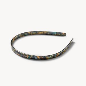 Ultralight Thin Headband in Green Tortoise