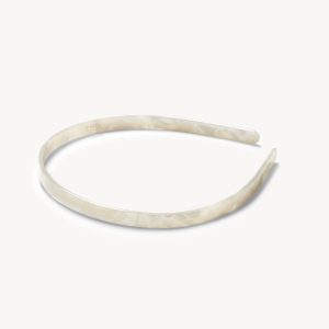 Ultralight Thin Headband in White Shell