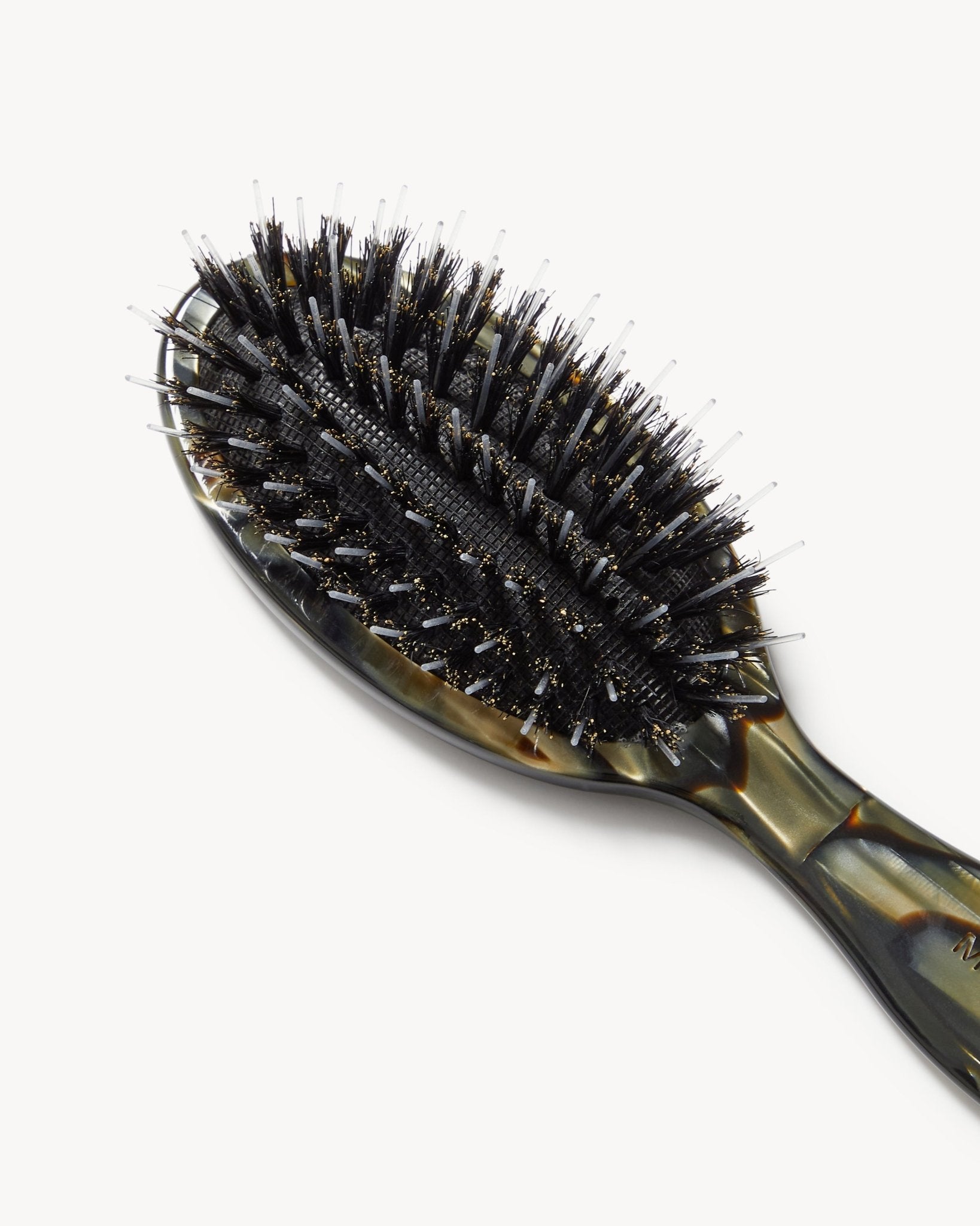 Ultralight Travel Hair Brush in Midnight Horn - Image 2